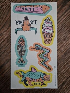 Yeti Stickers